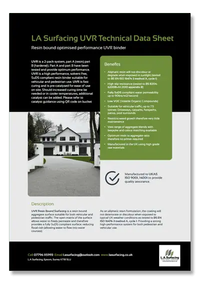 LA-Surfacing-UVR-technical-data-sheet-front- LA Surfacing UVR technical data sheet front