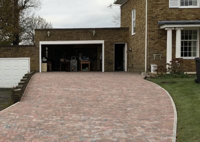 Block paving driveway Fetcham